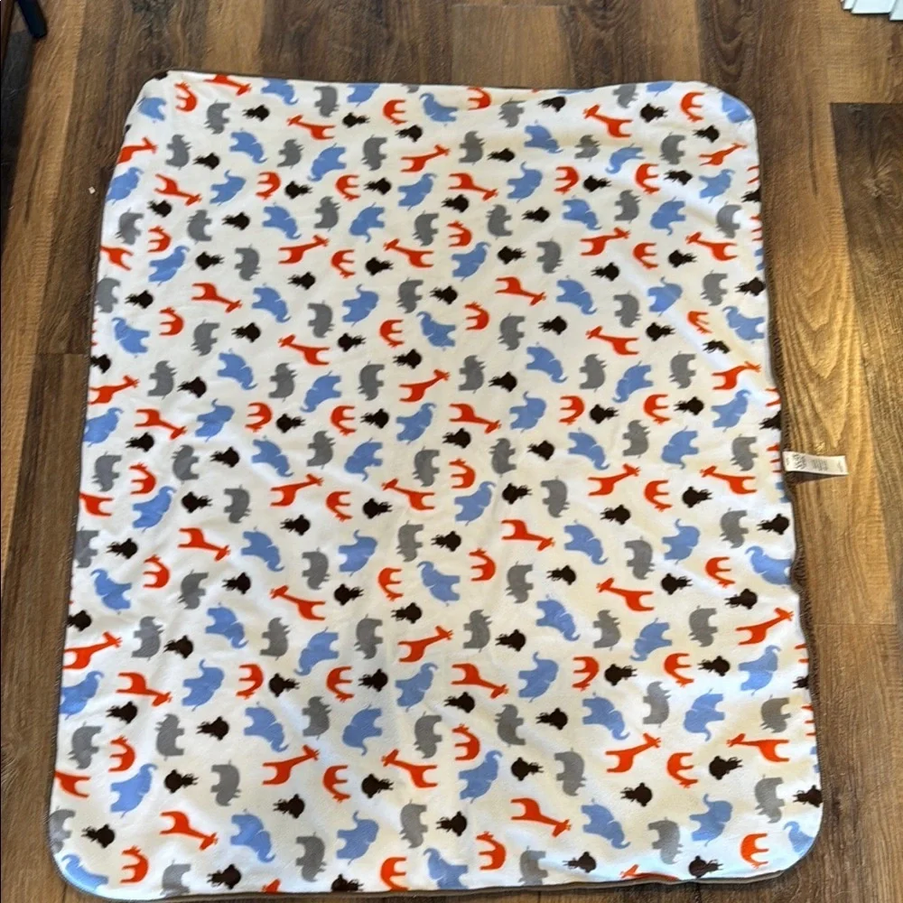 Dinosaur Print Baby Blanket